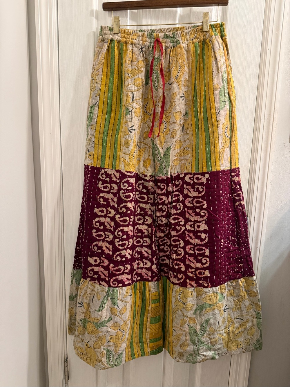 Kantha Pants - Birds